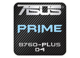 ASUS PRIME B760-PLUS D4 Motherboard 1"x1" Chrome Effect Domed Case Badge / Sticker Logo