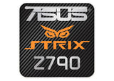 Asus Strix Z790 Motherboard 1"x1" Chrome Effect Domed Case Badge / Sticker Logo