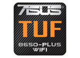 ASUS TUF GAMING B650-PLUS WIFI Motherboard 1"x1" Chrome Effect Domed Case Badge / Sticker Logo