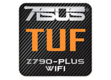 ASUS TUF GAMING Z790-PLUS WIFI Motherboard 1"x1" Chrome Effect Domed Case Badge / Sticker Logo
