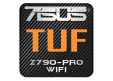 ASUS TUF GAMING Z790-PRO WIFI Motherboard 1"x1" Chrome Effect Domed Case Badge / Sticker Logo