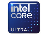Intel Core Ultra 1"x1" Chrome Effect Domed Case Badge / Sticker Logo