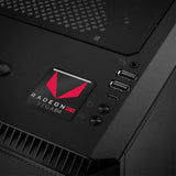 AMD Radeon RX VEGA 64 1"x1" Badge de boîtier bombé effet chromé / Logo autocollant