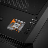 AMD Ryzen 7 9800X3D 1"x1" Chrome Effect Domed Case Badge / Sticker Logo