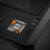 AMD Ryzen 9 9900X3D 1"x1" Chrome Effect Domed Case Badge / Sticker Logo