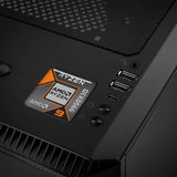 AMD Ryzen 9 9950X3D 1"x1" Chrome Effect Domed Case Badge / Sticker Logo