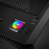 ARGB 1"x1" Chrome Effect Domed Case Badge / Sticker Logo