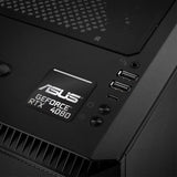 Asus GeForce RTX 4080 1"x1" Badge de boîtier bombé effet chrome / Logo autocollant