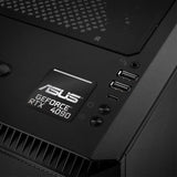 Asus GeForce RTX 4090 1"x1" Badge de boîtier bombé effet chrome / Logo autocollant