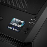 Insignia/logotipo adhesivo de carcasa abovedada con efecto cromado de 1"x1" para Asus Prime Deluxe