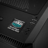 Cooler Master MasterLiquid 360L Core ARGB Liquid Cooling 1"x1" Chrome Effect Domed Case Badge / Sticker Logo