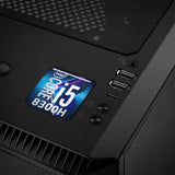 Intel Core i5 8300H 1"x1" Chrome Effect Domed Case Badge / Sticker Logo