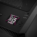 Intel Core i5 9400 1"x1" Chrome Effect Domed Case Badge / Sticker Logo