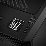 Intel Core i7 10700 1"x1" Insignia de caja abovedada con efecto cromado / Logotipo adhesivo