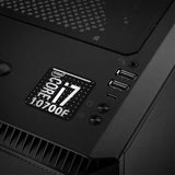 Intel Core i7 10700F 1"x1" Chrome Effect Domed Case Badge / Sticker Logo