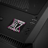 Intel Core i7 3940XM 1"x1" Chrome Effect Domed Case Badge / Sticker Logo