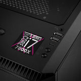 Intel Core i7 7800X 1"x1" Chrome Effect Domed Case Badge / Sticker Logo