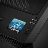 Intel Core i7 7920HQ 1"x1" Chrome Effect Domed Case Badge / Sticker Logo