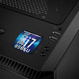 Intel Core i7 8565U 1"x1" Chrome Effect Domed Case Badge / Sticker Logo