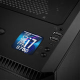 Intel Core i7 8700 1"x1" Chrome Effect Domed Case Badge / Sticker Logo