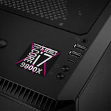 Intel Core i7 9800X 1"x1" Chrome Effect Domed Case Badge / Sticker Logo