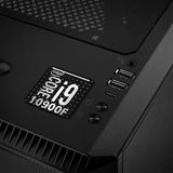 Intel Core i9 10900F 1"x1" Insignia de caja abovedada con efecto cromado / Logotipo adhesivo