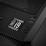 Intel Core i9 10920X 1"x1" Chrome Effect Domed Case Badge / Sticker Logo