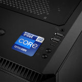 Intel Core i9 13th Generation 1"x1" Chrome Effect Domed Case Badge / Sticker Logo