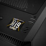 Intel Core i9 9900 1"x1" Chrome Effect Domed Case Badge / Sticker Logo