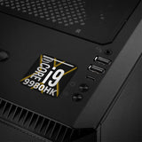 Intel Core i9 9980HK 1"x1" Chrome Effect Domed Case Badge / Sticker Logo