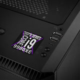 Intel Core i9 9980XE 1"x1" Chrome Effect Domed Case Badge / Sticker Logo