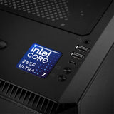 Intel Core Ultra 7 265F 1"x1" Chrome Effect Domed Case Badge / Sticker Logo