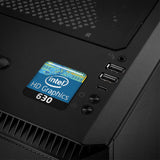 Intel HD Graphics 630 1"x1" Chrome Effect Domed Case Badge / Sticker Logo