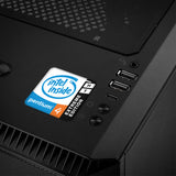 Intel Pentium 4 HT Extreme Edition White 1"x1" Domed Case Badge / Sticker Logo