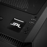 JPL (Jet Propulsion Laboratory) 1"x1" Chrome Effect Domed Case Badge / Sticker Logo