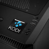 Kodi (XBMC) 1"x1" Chrome Effect Domed Case Badge / Sticker Logo