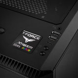 TeamGroup T-Force XTREEM ARGB DDR5 RAM 1"x1" Chrome Effect Domed Case Badge / Sticker Logo