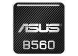 Asus B560 1"x1" Efecto cromado Caja abovedada Insignia / Logotipo adhesivo