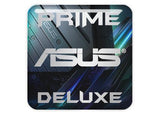 Insignia/logotipo adhesivo de carcasa abovedada con efecto cromado de 1"x1" para Asus Prime Deluxe