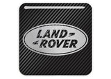 Land Rover 1"x1" Badge de boîtier bombé effet chromé / Logo autocollant