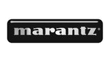Marantz 2"x0.5" Badge/autocollant pour boîtier bombé effet chromé