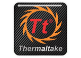 Thermaltake Insignia de caja abovedada con efecto cromado de 1 "x 1" / Logotipo adhesivo
