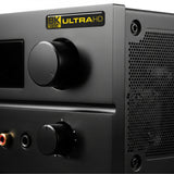 8k HDR ULTRA HD 2"x0.5" Estuche abovedado con efecto cromado Insignia/logotipo adhesivo