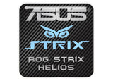 ASUS ROG Strix Helios PC Case 1"x1" Chrome Effect Domed Case Badge / Sticker Logo