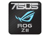 ASUS ROG Z11 PC Case 1"x1" Chrome Effect Domed Case Badge / Sticker Logo