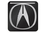 Acura 1"x1" Chrome Effect Domed Case Badge / Sticker Logo