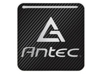 Antec 1"x1" Chrome Effect Domed Case Badge / Sticker Logo