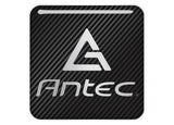 Antec 1"x1" Chrome Effect Domed Case Badge / Sticker Logo