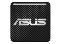 Asus 1"x1" Chrome Effect Domed Case Badge / Sticker Logo