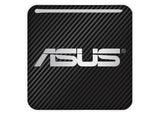 Asus 1"x1" Chrome Effect Domed Case Badge / Sticker Logo
